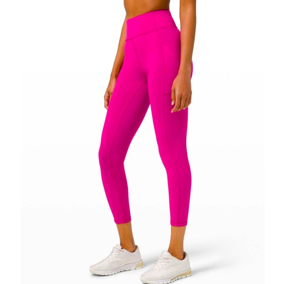 🆕NWT 🍋 Lululemon Invigorate High-Rise Tight 25" 🍋 {Size 6} Ripened Raspberry ⭐️ - Picture 3 of 16